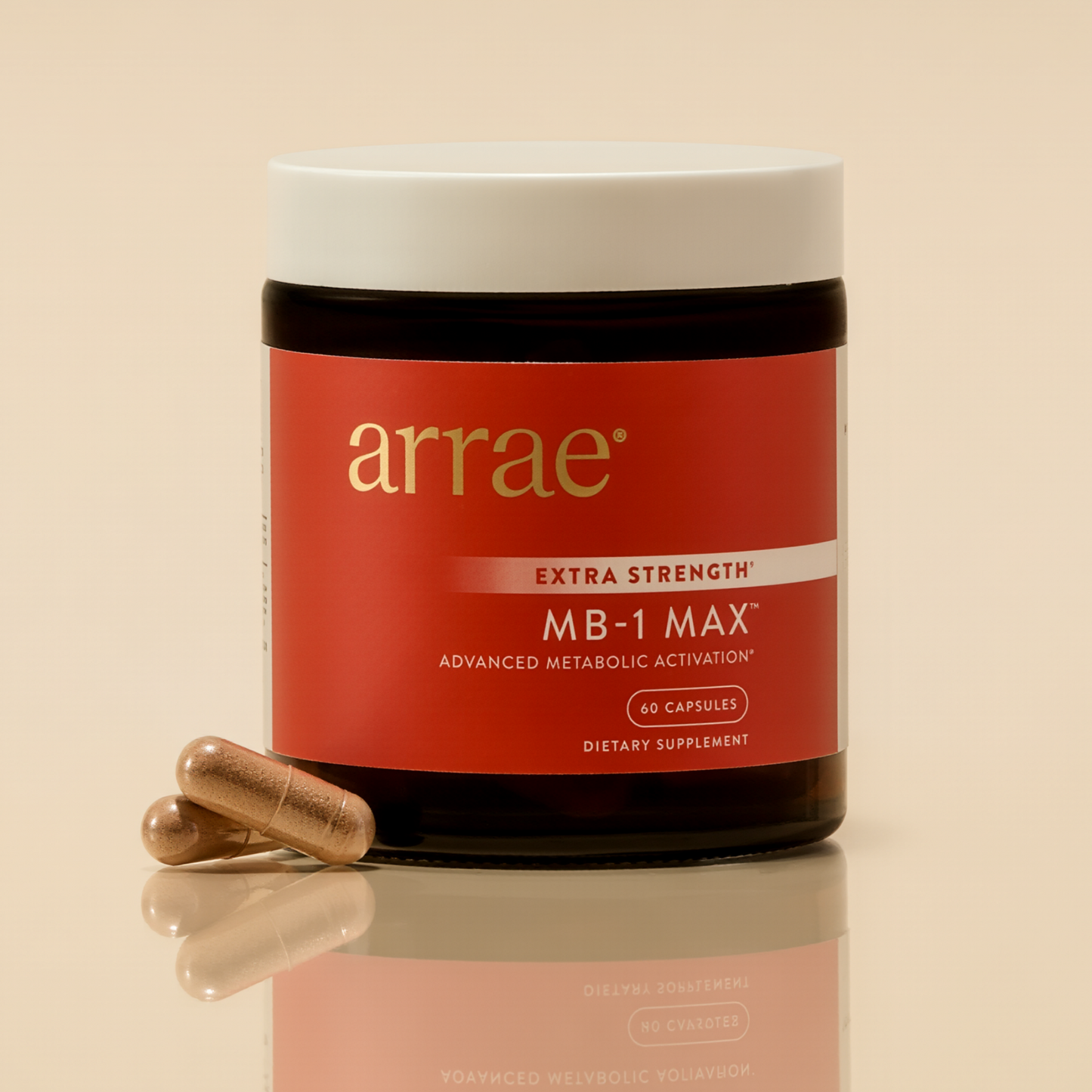 Arrae MB-1 Max Metabolism Support Supplement for Women & Men, Appetite & Cravings Support, Energy & Metabolic Health Formula with Chromax®, Green Coffee Bean & African Mango, 60 Capsules